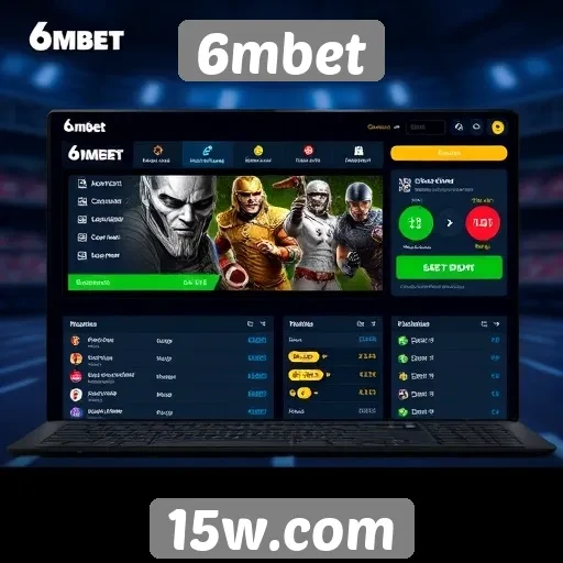 Interface do usuário do 6mbet e experiência de navegação
